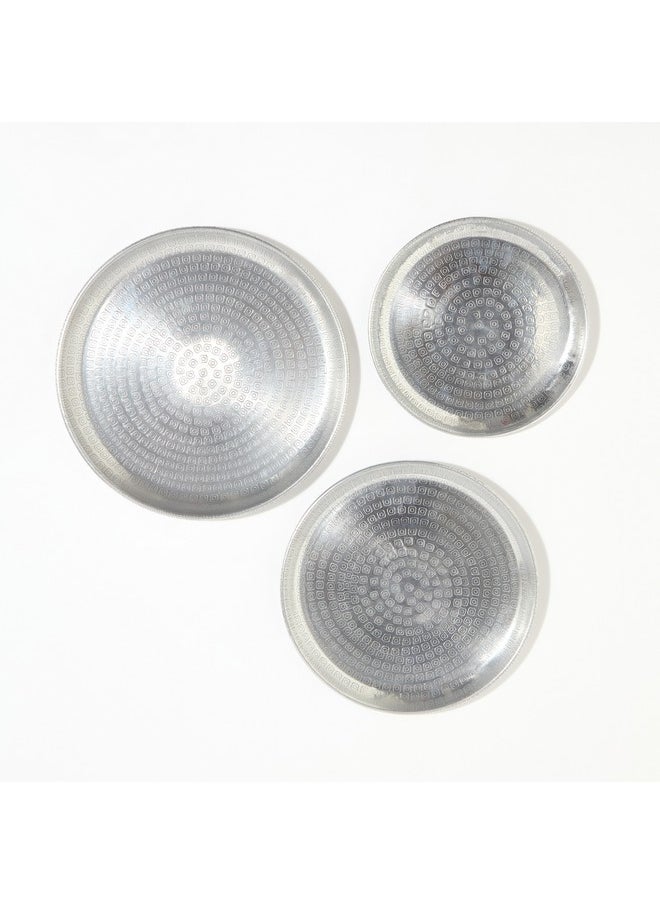 Nydril 3-Piece Aluminium Wall Plate Nut Hammer with Hook Set 28 x 1 x 28 cm