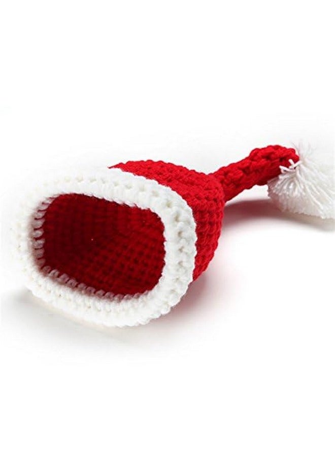 Christmas Santa Clause Christmas Shorts N Cap Costum Set Newborn Photography Shoot Props Costume Red