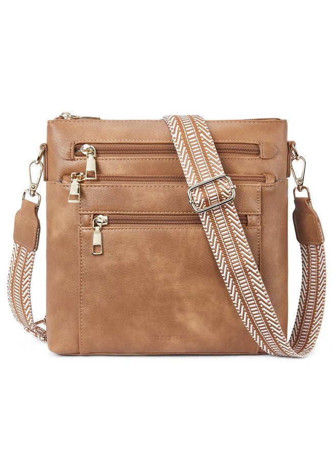 Crossbody Bags For Women Faux Leather Cross Body Purses With Adjustable Strap