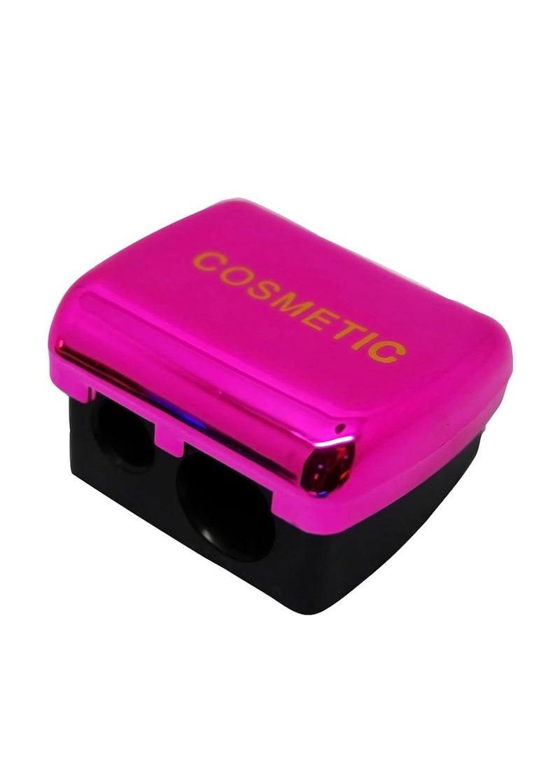 EMILYSTORES 2-in-1 Makeup Cosmetics Pencil Sharpener 2 PCS, Pink Color