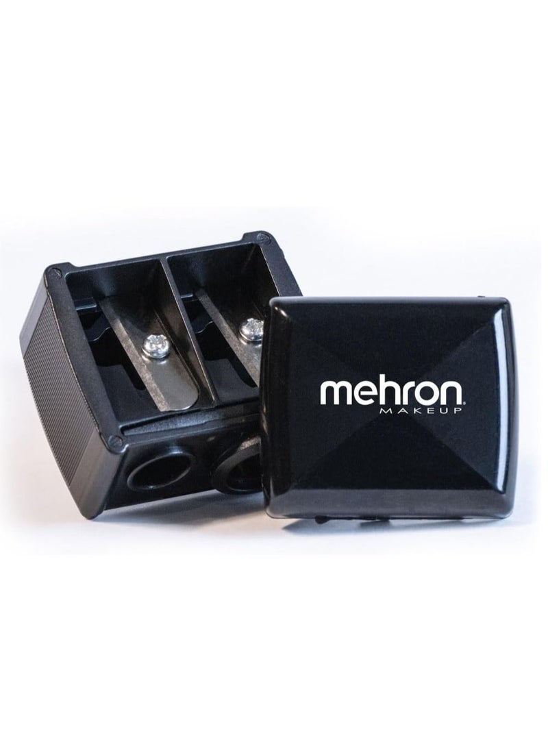 Mehron Makeup Pro-Pencil Dual Sharpener (Black)