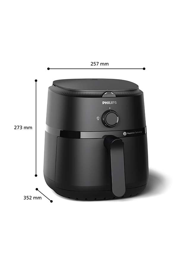 Airfryer Compact - Analogue, 12 Cooking Functions, Rapid Air Technology, 3.2 L 1300 W NA110/09 Black