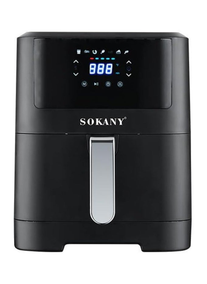 Sokany, Digital Air Fryer 8 L Black 2000 Watt Sk-Zg