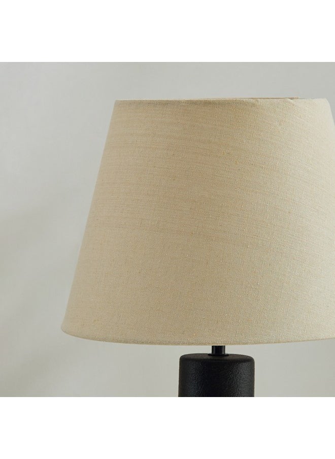 Marbella Ceramic Table Lamp with Linen Shade 52 cm