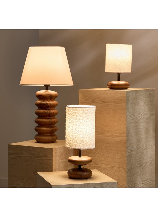 Marbella Ceramic Table Lamp with Fabric Shade 56.5 cm