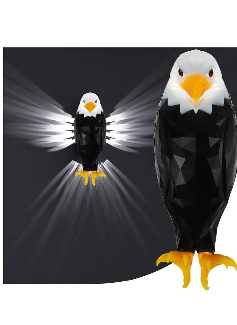 Eagle Wall Light, 3D Eagle Night Light with Remote Control, Magnetic Wall Mounted Eagle Lamp for Bedroom, Living Room, Wall Light For Childern room