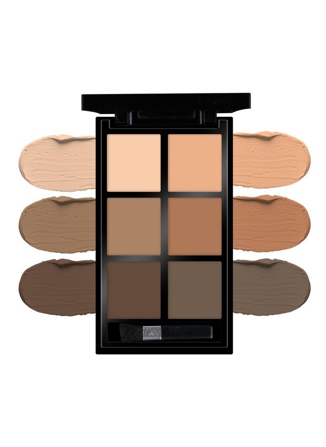 Contour & Bronzer Palette | Matte Finish & Long Lasting Formula | Easy To Blend, Creamy Texture, Lightweight Contour And Bronzer Palette For Face Makeup (Shade - 02, 17G)