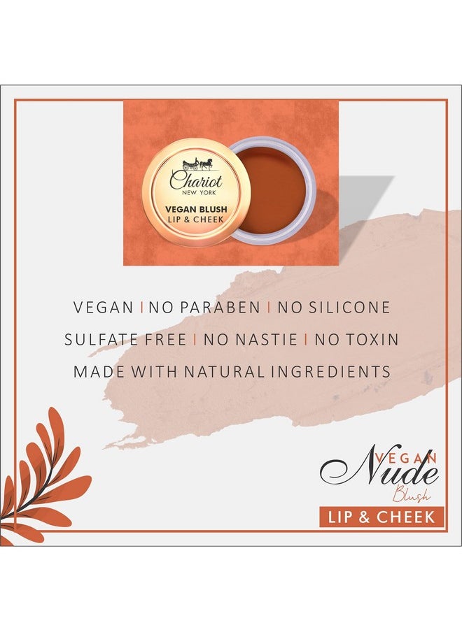 Lip & Cheek Matte Vegan Tint Blush (Nude) 6Gm