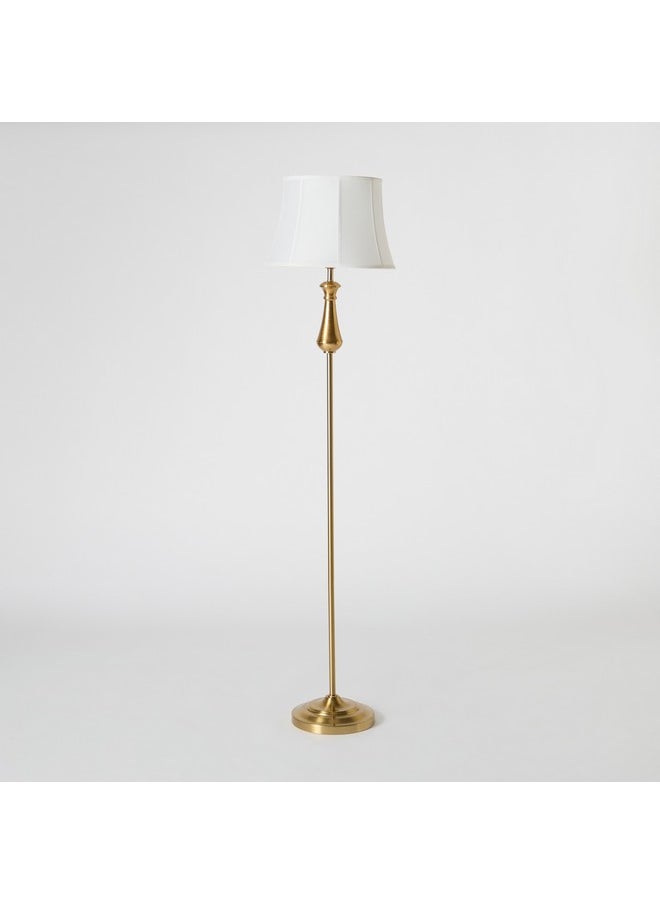 Deme Grame Metal Floor Lamp with Linen Shade 40 x 167 x 40 cm