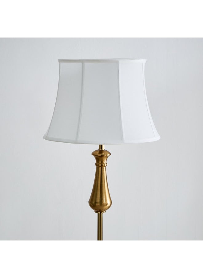 Deme Grame Metal Floor Lamp with Linen Shade 40 x 167 x 40 cm