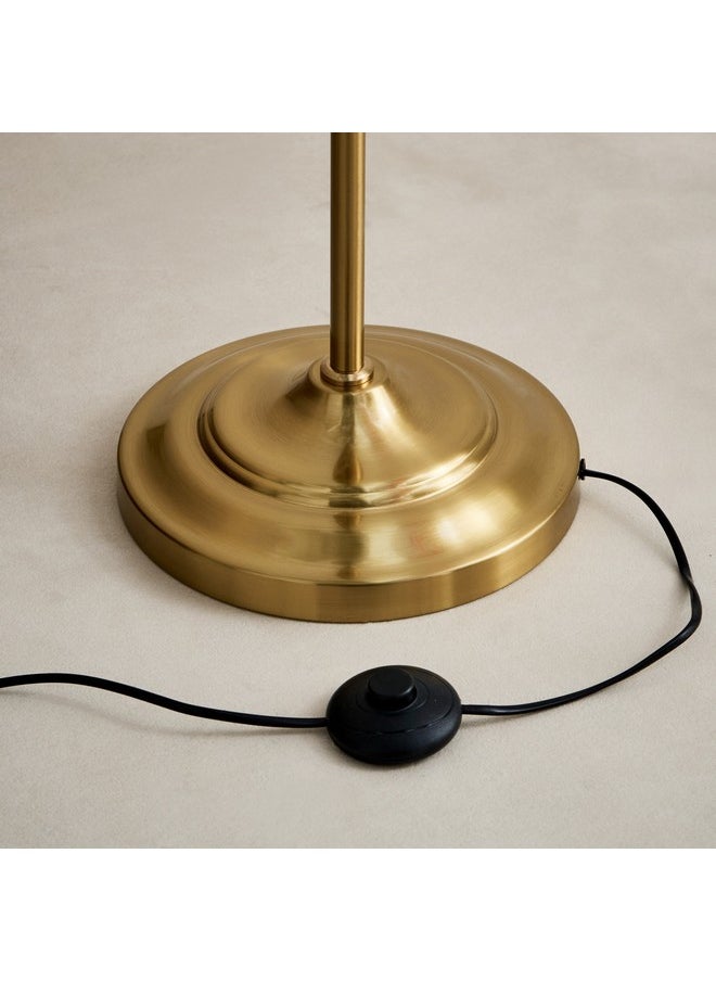 Deme Grame Metal Floor Lamp with Linen Shade 40 x 167 x 40 cm