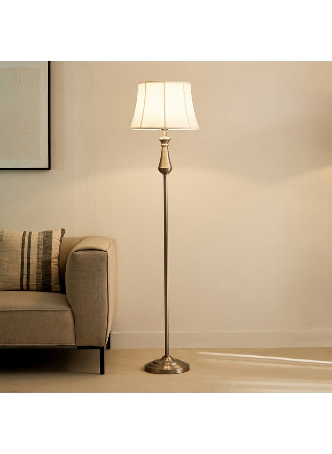 Deme Grame Metal Floor Lamp with Linen Shade 40 x 167 x 40 cm