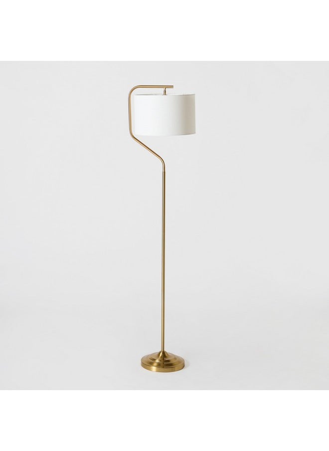 Deme Avala Metal Floor Lamp with Linen Shade 36 x 162 x 36 cm