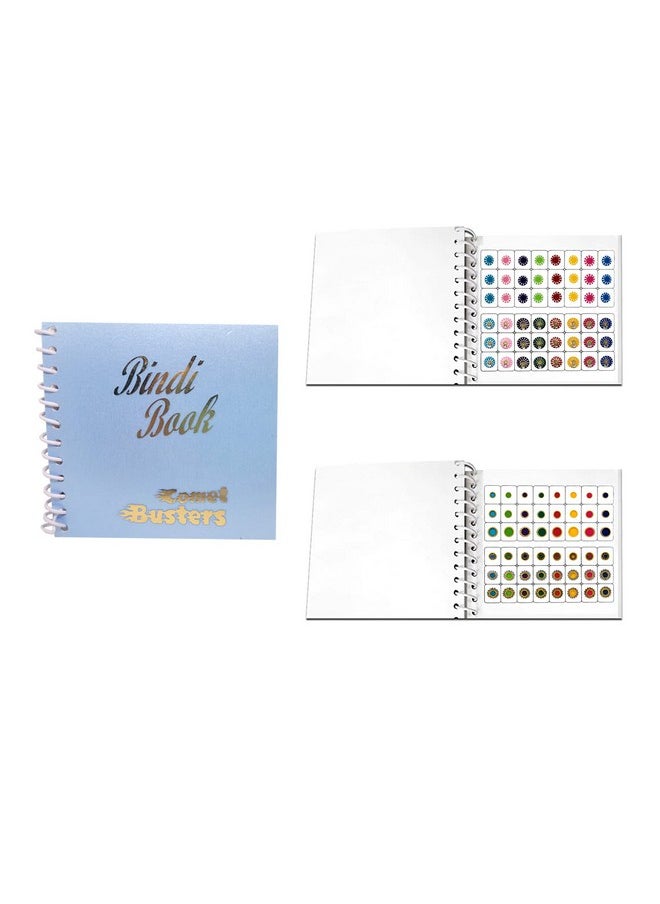 Comet Busters The Mini Bindi Book 10-288 Multicolored Handcrafted Round Bindis (Multicolor)