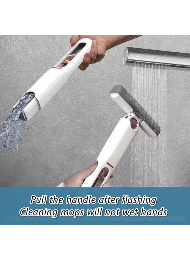 Mini Mop For Kitchen With Sponge Portable Mini Mop Self Squeeze Strong Absorbent Magic Wiper For Kitchen Small Wet & Dry Use For Bathroom Wall Glass Car Table (Mini Mop A)