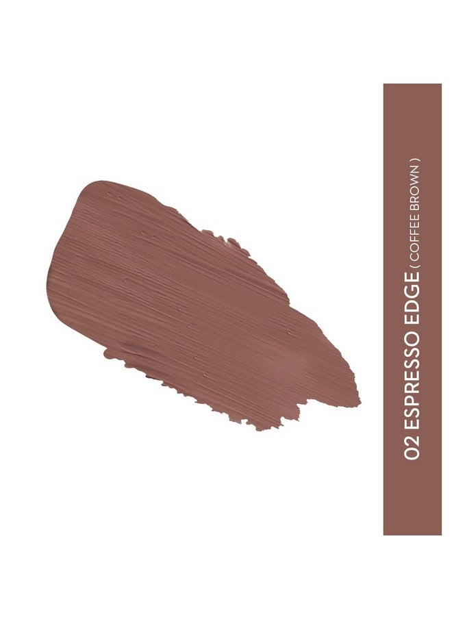 Face Fwd >> Contour Stick | Matte Finish & Longlasting Formula | Creamy & Blendable | 9Gm - 02 Espresso Edge (Coffee Brown)