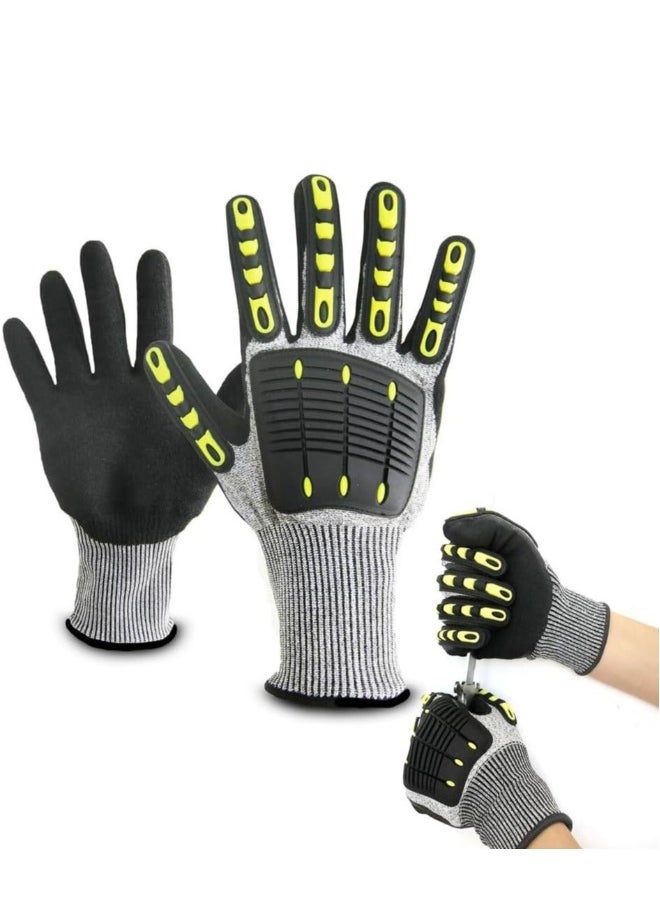 Cut Resistant Gloves Safety Work Anti Cut And Anti-Blow, Touch Screen Compatible, Ergonomic Water Mechanical resistance For Spearfishing, Lobster Surfing Fishing