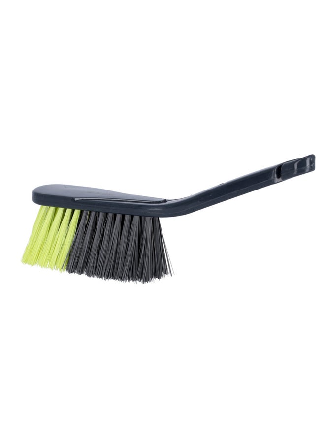 Dust Pan And Brush Premium Quality Cleaning Accessories 37X21.5X12Cm Multicolor Grey/Green 37x21.5x12cm