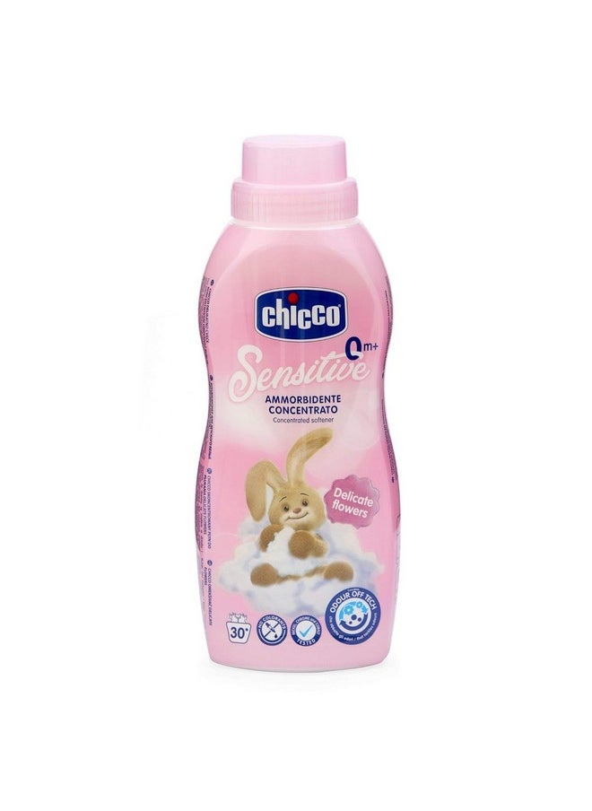 Chicco Baby Fabric Softener Liquid With New Odour Elimination Technology, Keeps Clothes Gentle, Fresh & Fragnant, Dermatologically Tested, Delicate Flowers (750Ml)