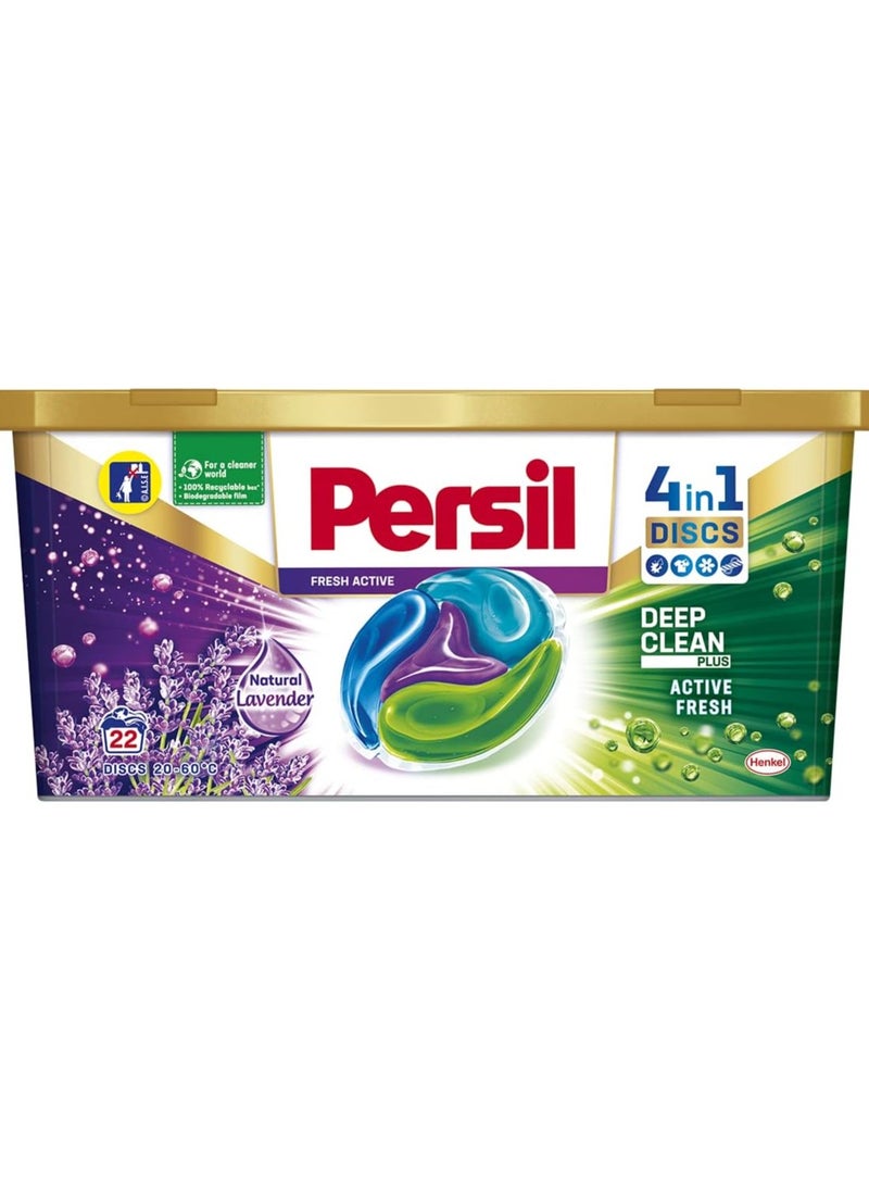 Persil 4in1 Discs, Universal Deep Clean Natural Lavender 550g 22 Discs