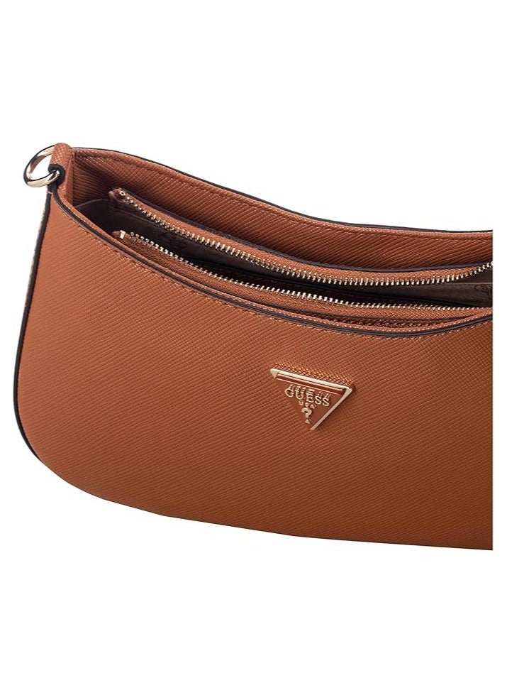 Alexie Top Zip Shoulder Bag VG841618 - light cognac