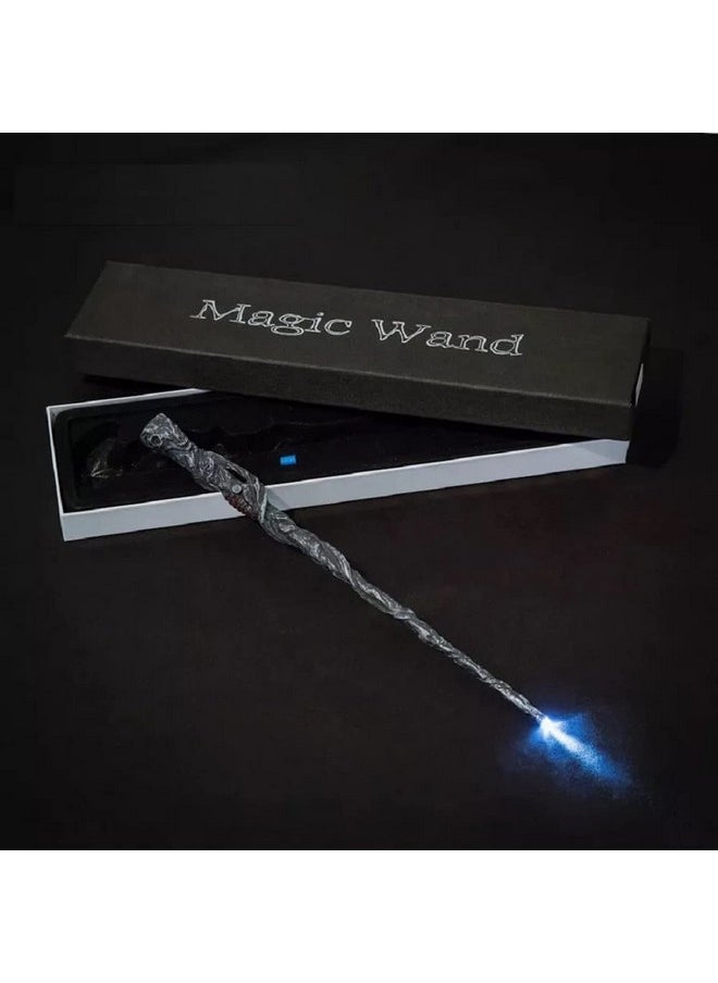 Harry Potter Wands | Light Up Wizard Wand Halloween Cosplay Accessories Witchcraft Magic Stick For Harrypotter Fans Sorcerer Spell Gifts | 33 Cm | (Moody),Multicolor