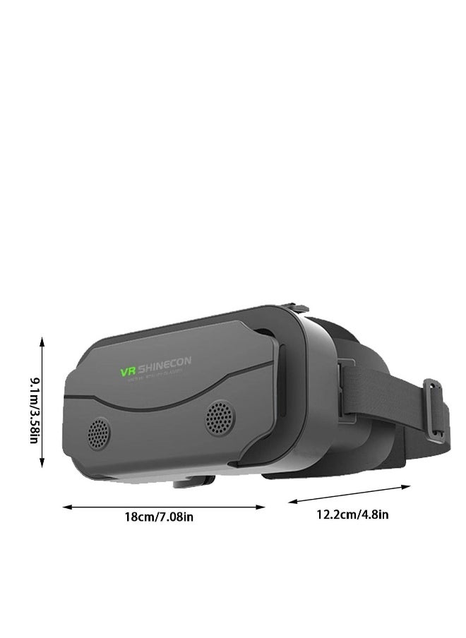 VR Headset 3D Glasses 3D Virtual Reality Glasses for Smartphone Virtual Reality VR Headset 3D Glasses Headset Helmets VR Glasses for TV Video Games Compatible with for iOS