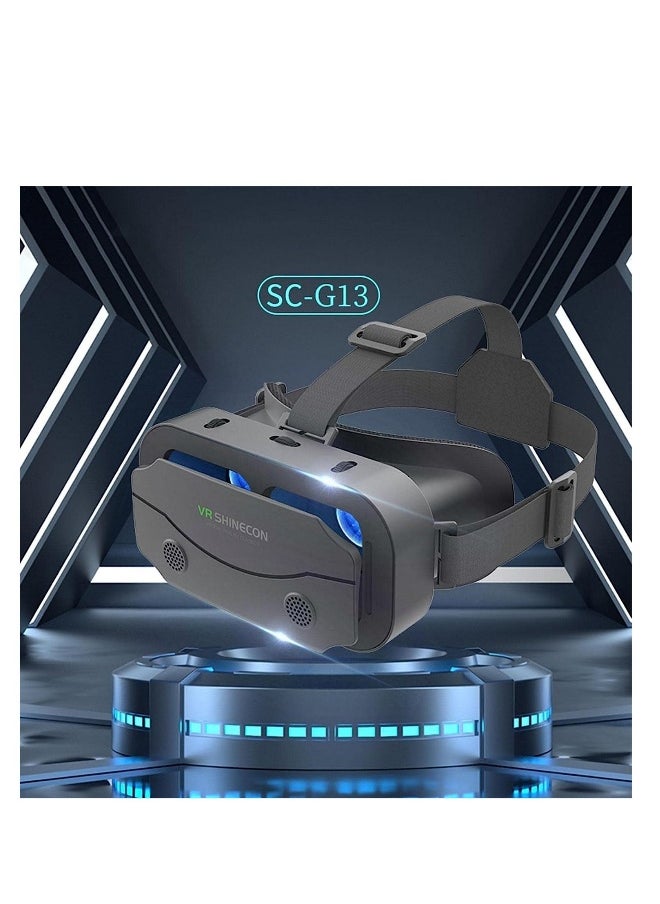 VR Headset 3D Glasses 3D Virtual Reality Glasses for Smartphone Virtual Reality VR Headset 3D Glasses Headset Helmets VR Glasses for TV Video Games Compatible with for iOS