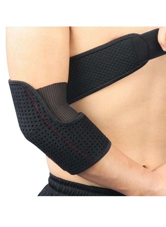 Elbow Support, Breathable Elbow Support Arm Brace, Tennis Support brace, Wrap for Golfers, Sports Injury Rehabilitation & Protection Against Reinjury