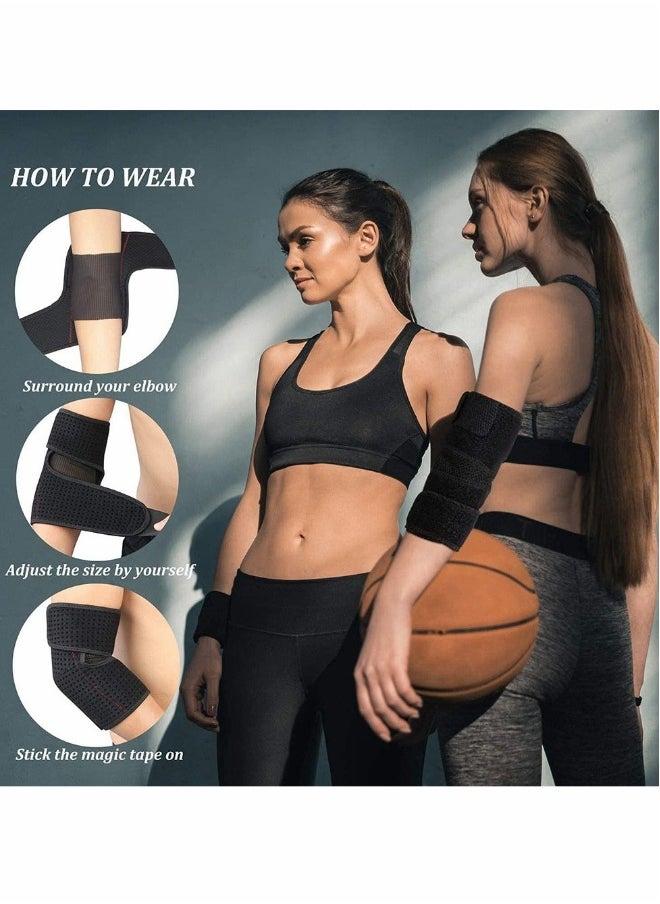 Elbow Support, Breathable Elbow Support Arm Brace, Tennis Support brace, Wrap for Golfers, Sports Injury Rehabilitation & Protection Against Reinjury