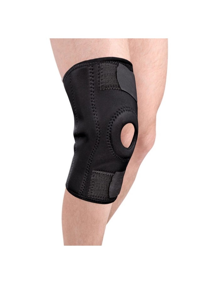 Knee Support For Men & Women | Knee Cap Brace For Effective Knee Pain Relief | Supports, Stabilize & Relieves Pressure For Faster Recovery | Black Color |Non Toxic, Universal Size