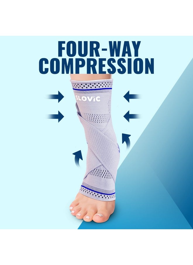 Ankle Support | Ankle Braces For Men And Women | Ankle Band For Ankle Pain | Ankle Strap For Ankle Pain | Ankle Support With 4-Way Compression | Xl…