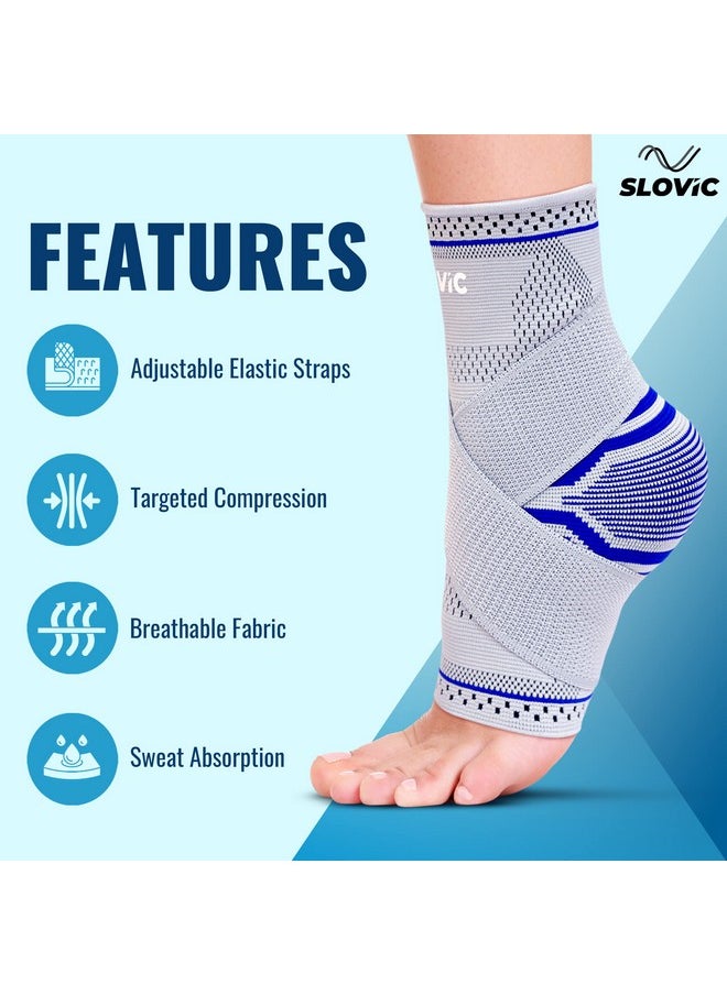 Ankle Support | Ankle Braces For Men And Women | Ankle Band For Ankle Pain | Ankle Strap For Ankle Pain | Ankle Support With 4-Way Compression | Xl…