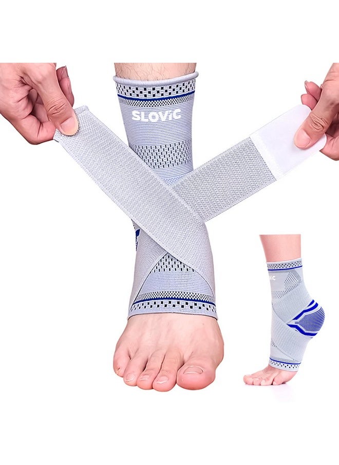 Ankle Support | Ankle Braces For Men And Women | Ankle Band For Ankle Pain | Ankle Strap For Ankle Pain | Ankle Support With 4-Way Compression | Xl…