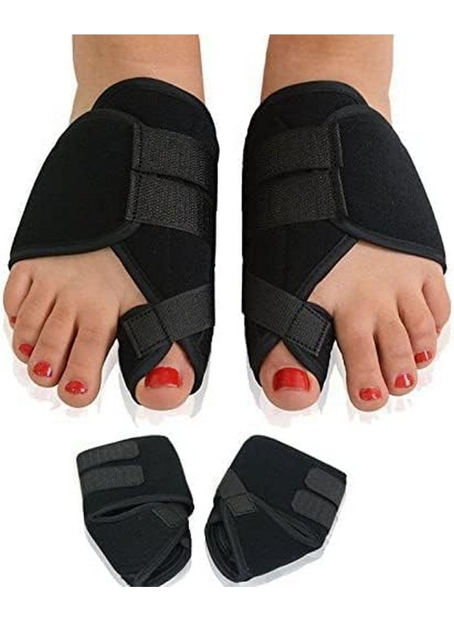 Bunion Toe Corrector For Women Leg Thumb Straightener Bunion Strap Hallux Valgus Splint For Men Toe And Ankle Support For Pain Relief Day/Night Toe Straightener Bunion Corrector (1Pair)