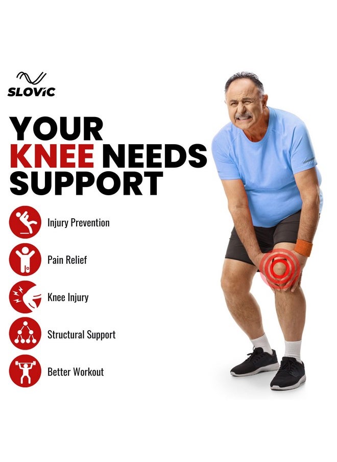 Knee Support For Men Gym | Knee Caps For Women For Pain Relief| Knee Support For Men Sports| Knee Cap For Men Pain Relief| Knee Pain Relief Products | Knee Support For Arthritis Pain| Free Size