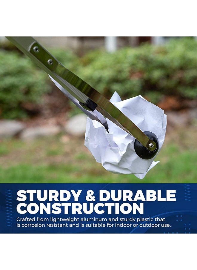 Reacher Grabber Tool - Gripping Device - Lightweight Durable Folding Claw Extends Arm Reach To 32 Inches Ideal Indoor And Outdoor Reaching Trash Grabber Picker Upper Tool