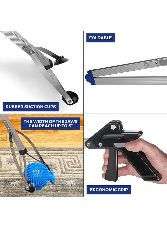 Reacher Grabber Tool - Gripping Device - Lightweight Durable Folding Claw Extends Arm Reach To 32 Inches Ideal Indoor And Outdoor Reaching Trash Grabber Picker Upper Tool
