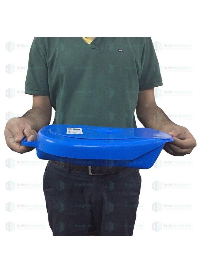 Unisex Polypropylene Bed Pan With Lid