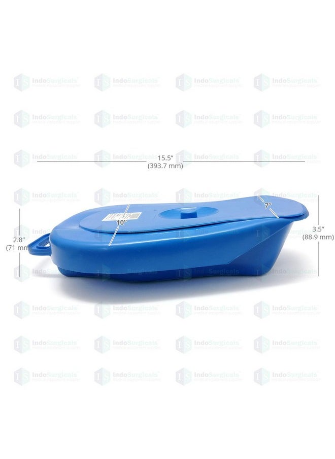 Unisex Polypropylene Bed Pan With Lid