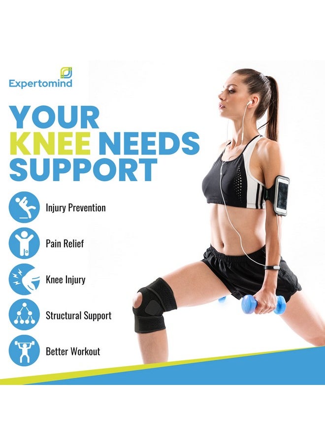 Knee Support For Men | Knee Caps For Women Pain Relief | Knee Support For Women | Knee Cap For Men | Knee Pain Relief Products | Knee Support For Gym, Arthritis, Knee Pain | Free Size