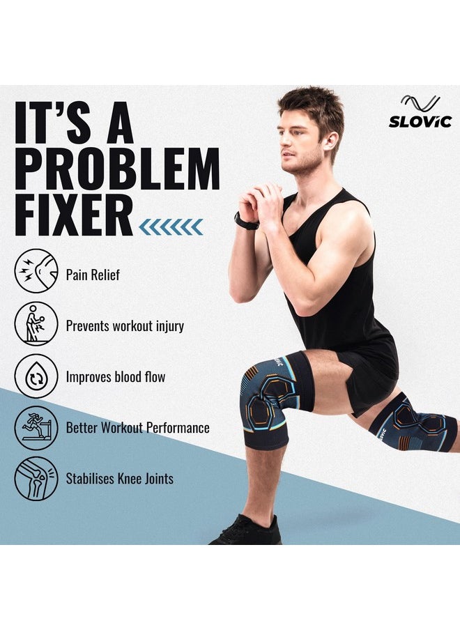 Knee Support For Men Gym | Knee Caps For Women For Pain Relief| Knee Support For Men Sports| Knee Cap For Men Pain Relief| Knee Pain Relief Products | Knee Support For Cycling | Large