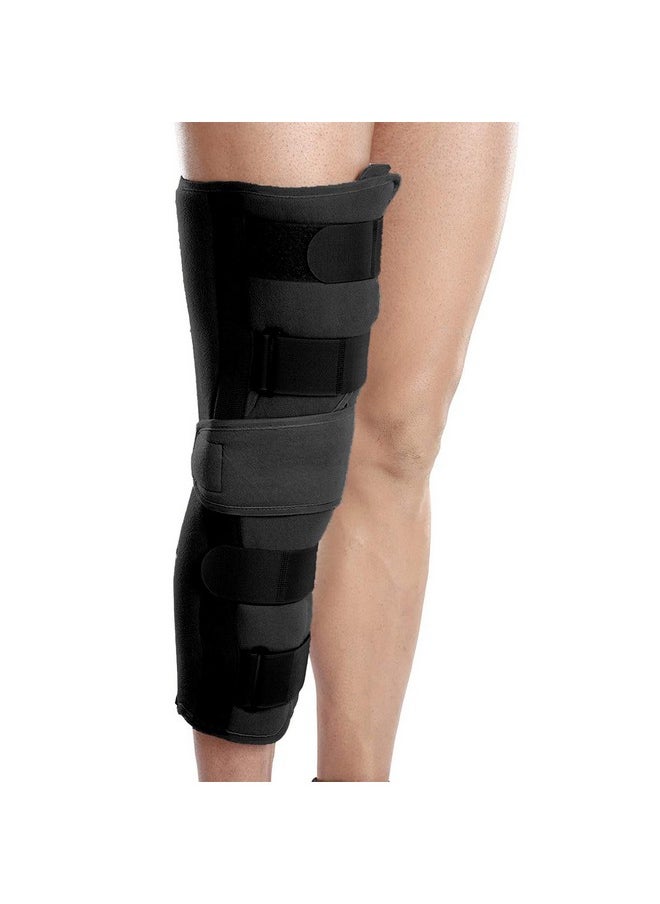 Knee Immobilizer Brace For Knee Support For Dislocation Injuries Ligament Tear Wraparound Knee Stabilizer Splint For Men & Women (19” Long) (4Xl)