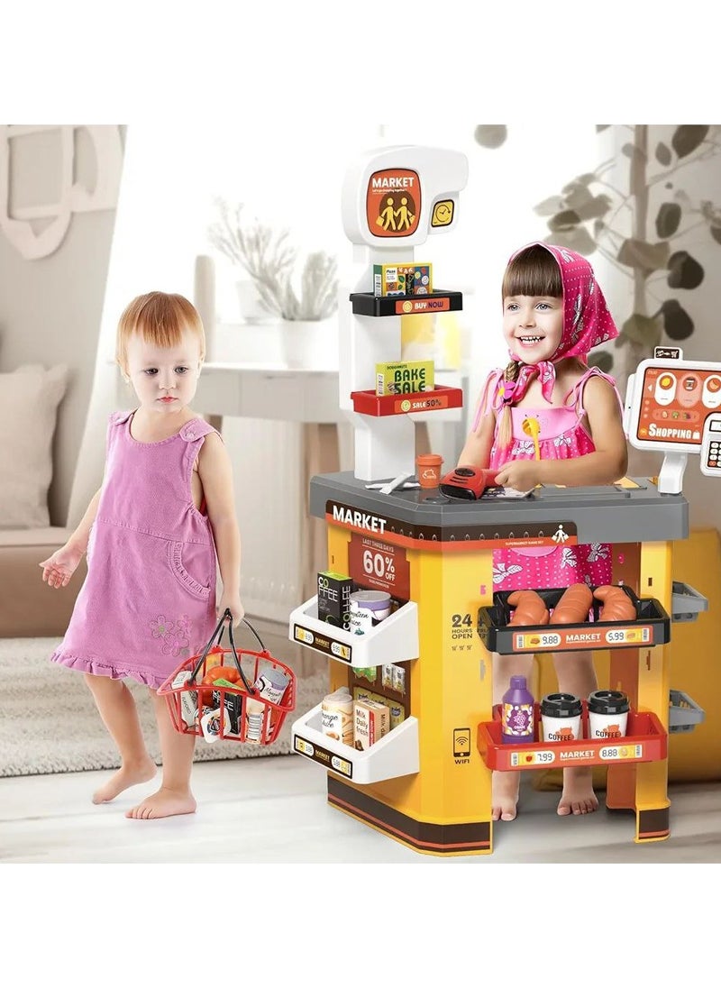 Supermarket Playset Yellow.