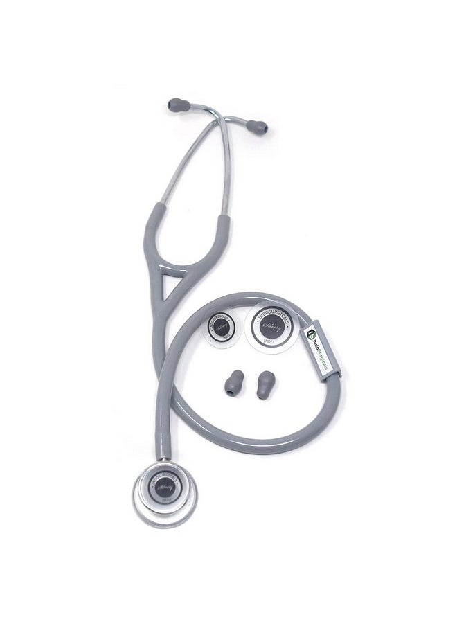 Indosurgicals Silvery Iii Stethoscope (Grey)