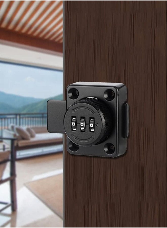 Mechanical Password Lock Mechanism Rotary Room Door Combination Office File Cabinet Sliding Buckle Surface Mounted Old Style