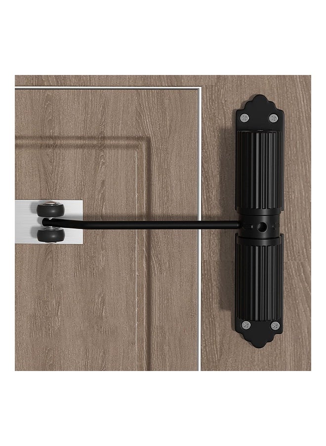 Automatic Hydraulic Door Closure Heavy Duty Gate Closer for Interior Exterior Safety Spring Loaded Door Closer Overhead Fire with Adjusting Rod And Screws