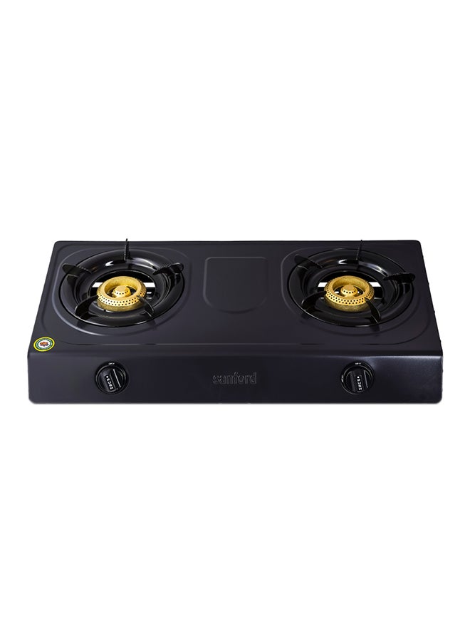 Stainless Steel Gas Stove 2 Burner SF5356GC Black