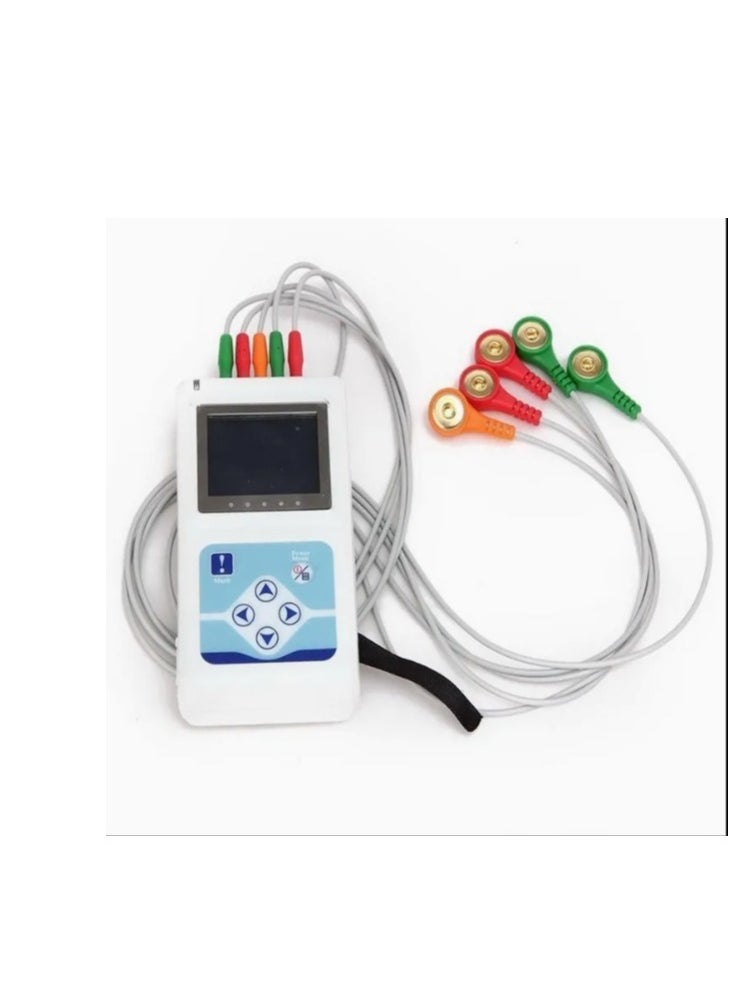 ECG 3 Channel Holter ECG System Dynamic 3 Lead Electrocardiogram