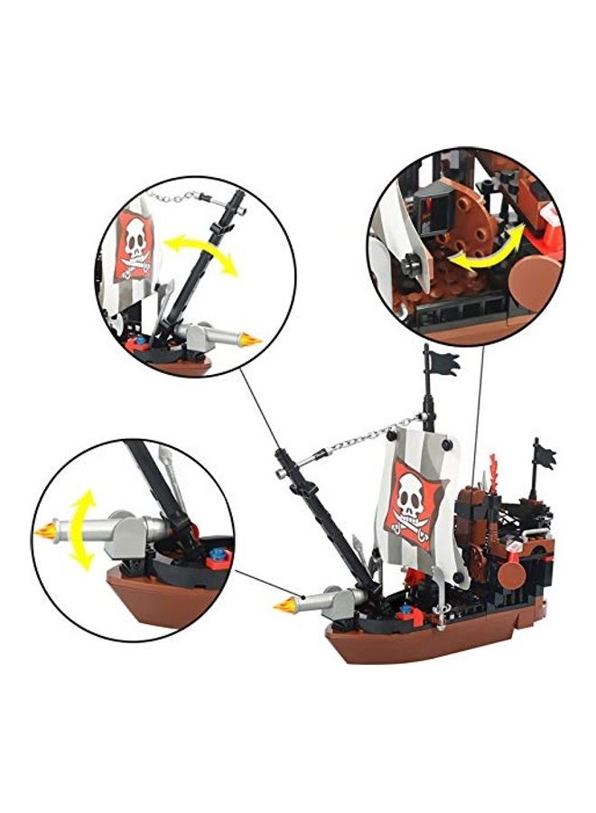 6972102970199 167-Piece Pirate Ship Building Block Toy 8_years